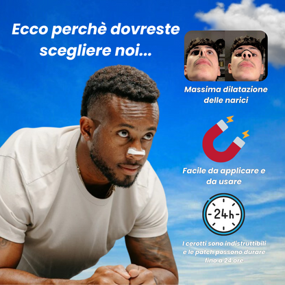 Cerotto Nasale AirBoost™ | Respira in 4K